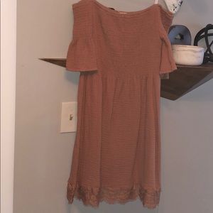 Off the shoulder dress